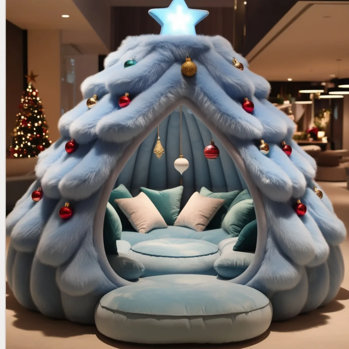 Cozy Up This Holiday Season: Transform Your Space into a Christmas Tree Lounging Den