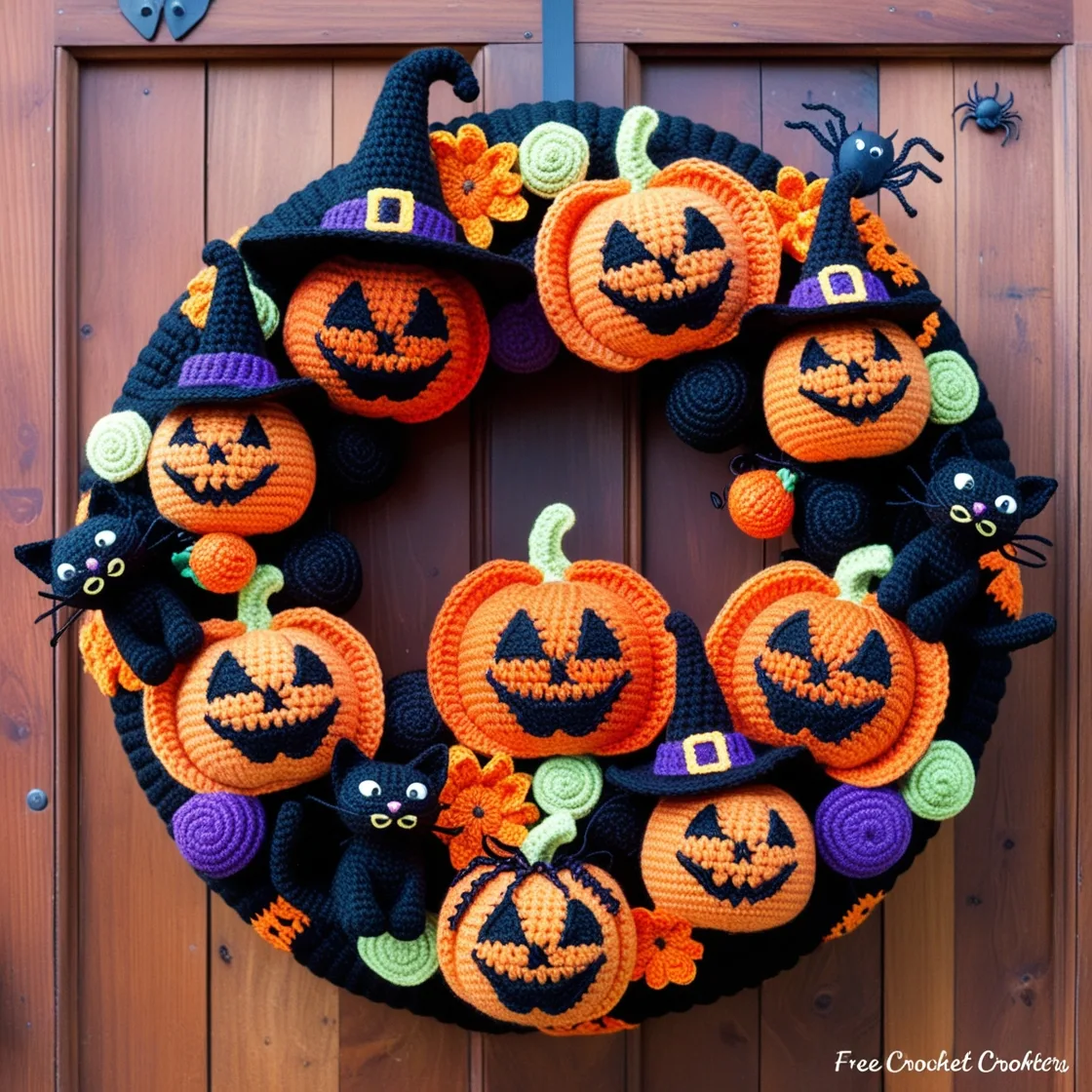 Crochet a Halloween Wreath: A Crafty and Fun Way to Decorate Your Door