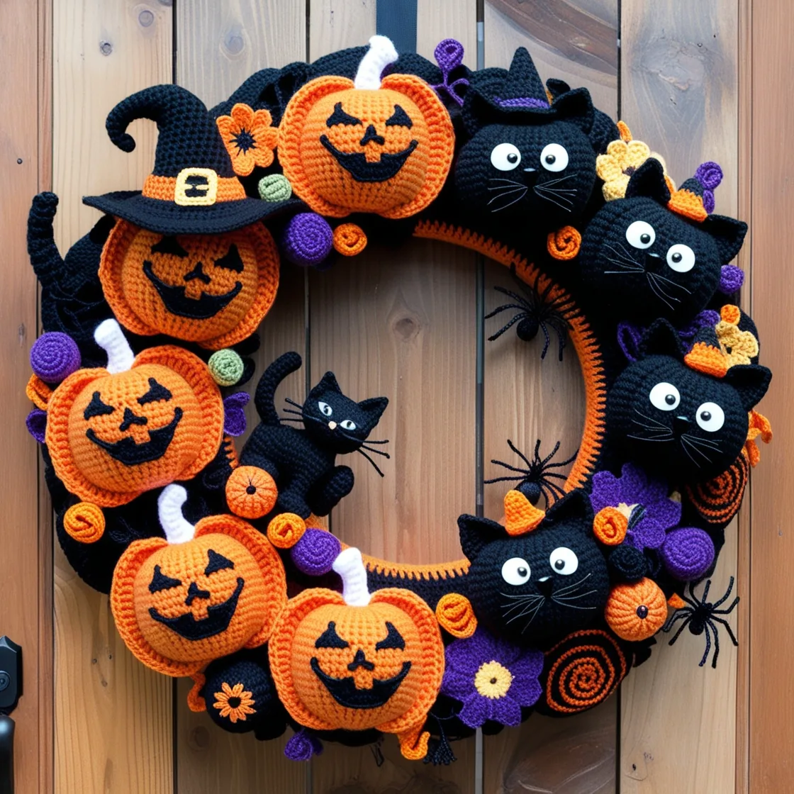 Crochet a Halloween Wreath: A Crafty and Fun Way to Decorate Your Door