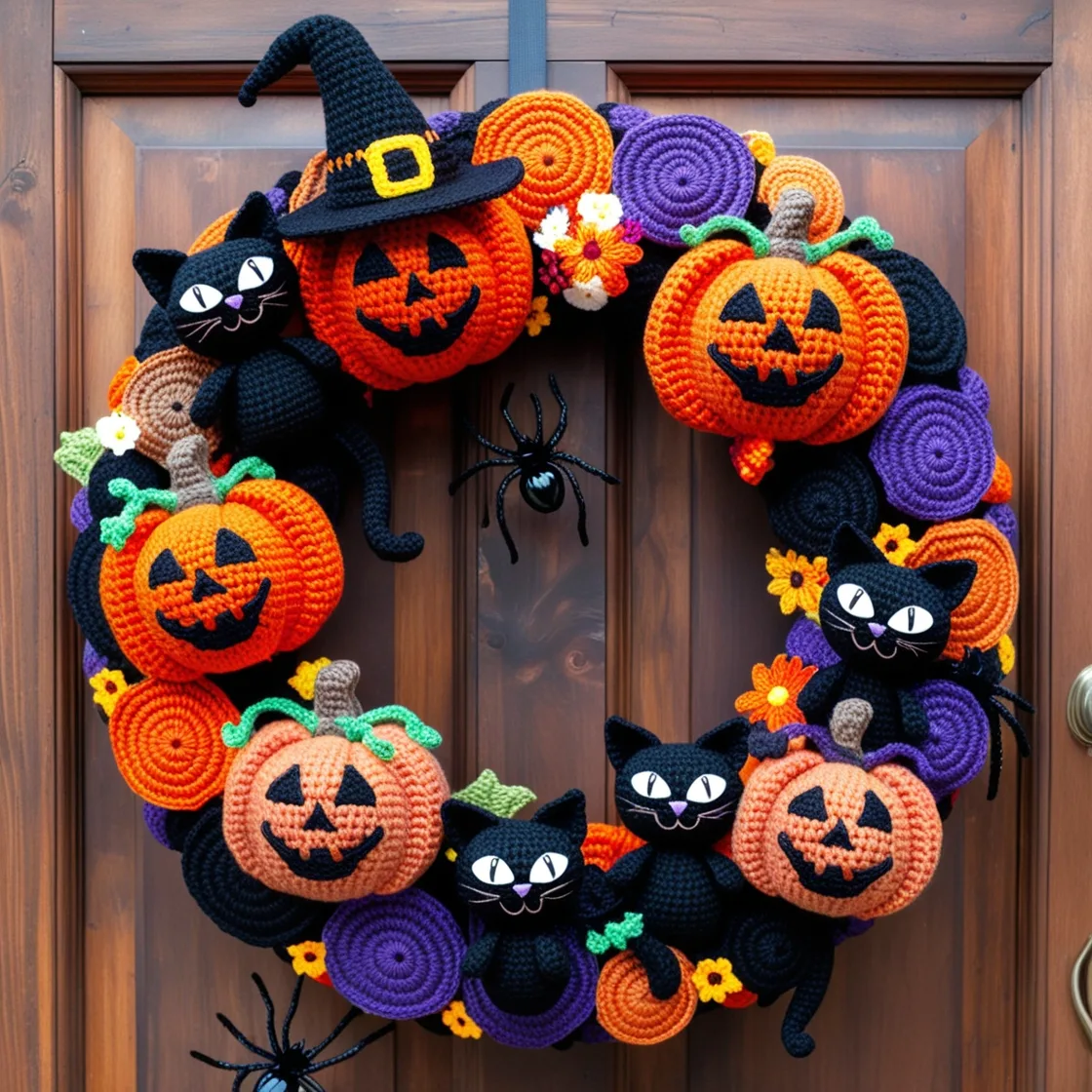 Crochet a Halloween Wreath: A Crafty and Fun Way to Decorate Your Door