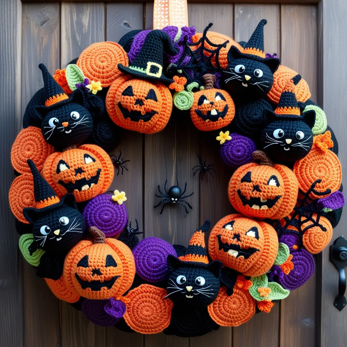 Crochet a Halloween Wreath: A Crafty and Fun Way to Decorate Your Door