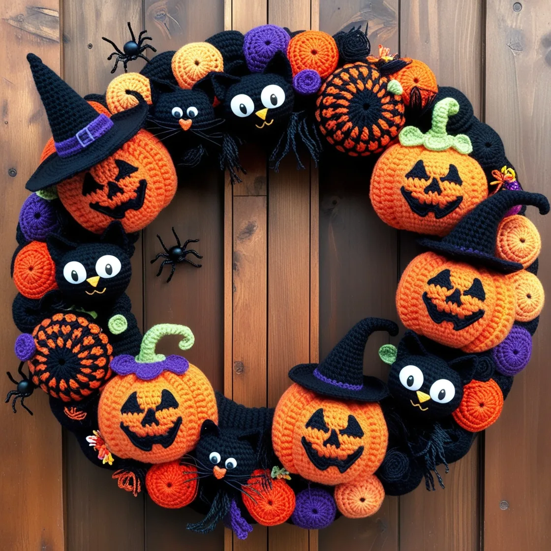 Crochet a Halloween Wreath: A Crafty and Fun Way to Decorate Your Door