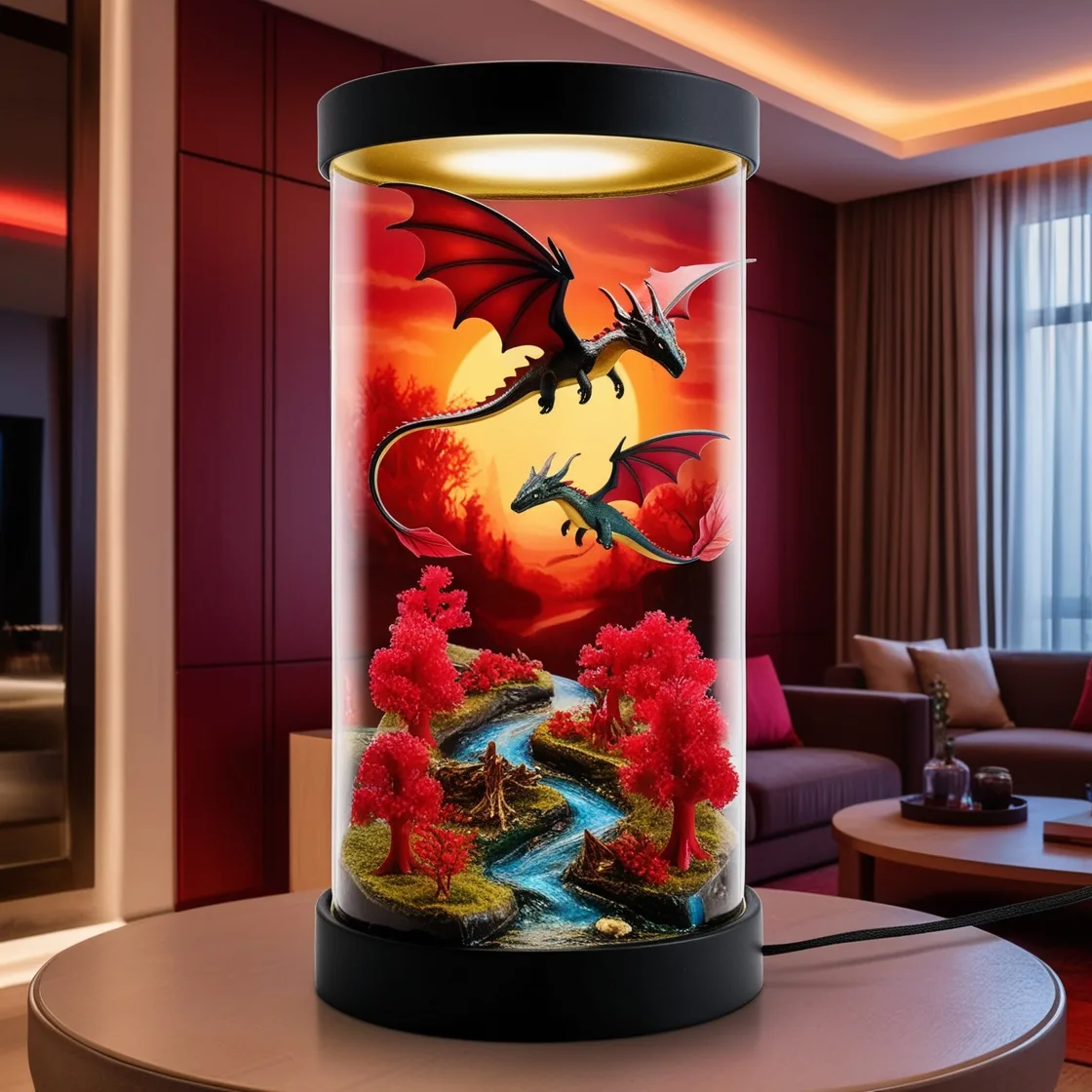 Illuminate Your Space with the Mystical Charm of a Dragon Lamp