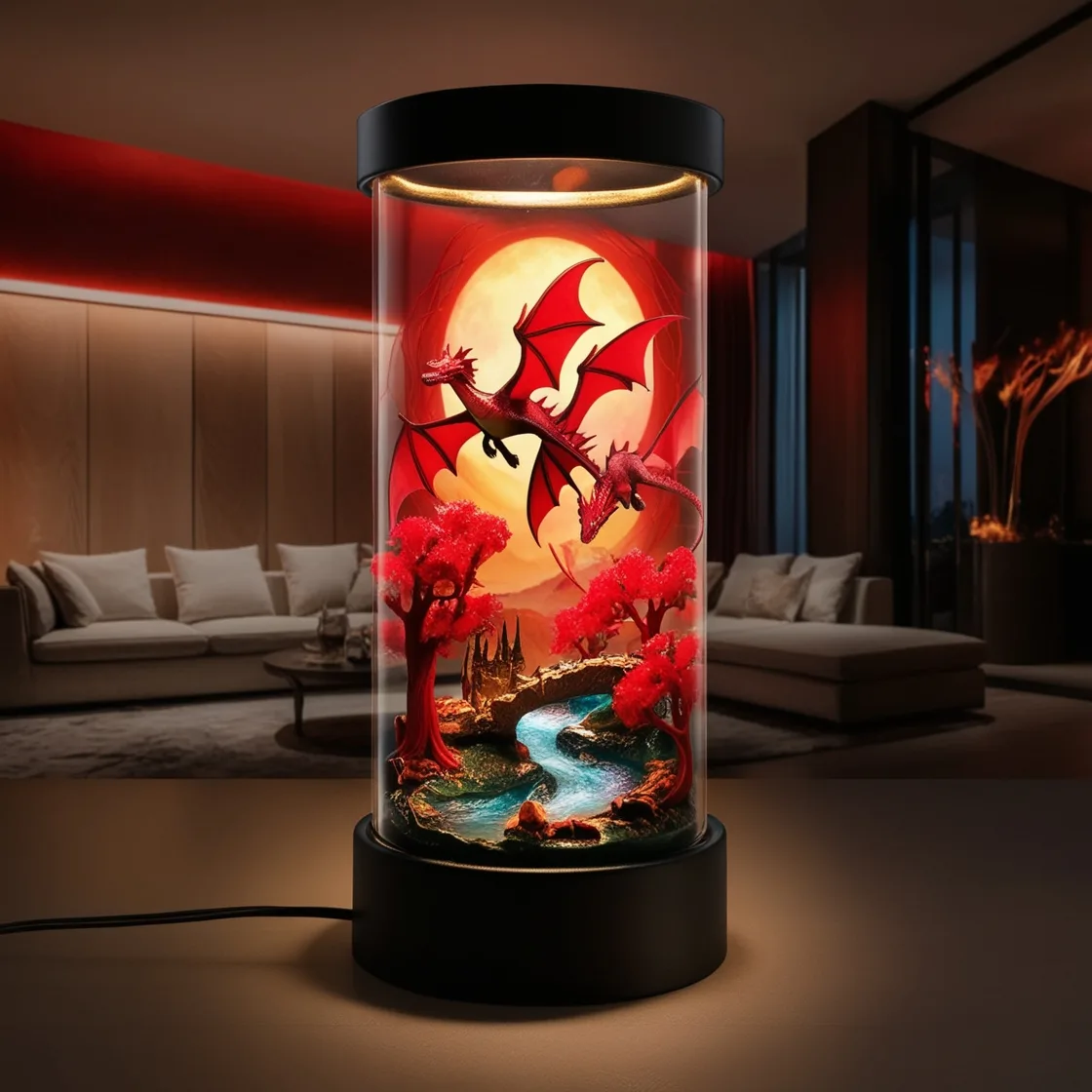 Illuminate Your Space with the Mystical Charm of a Dragon Lamp