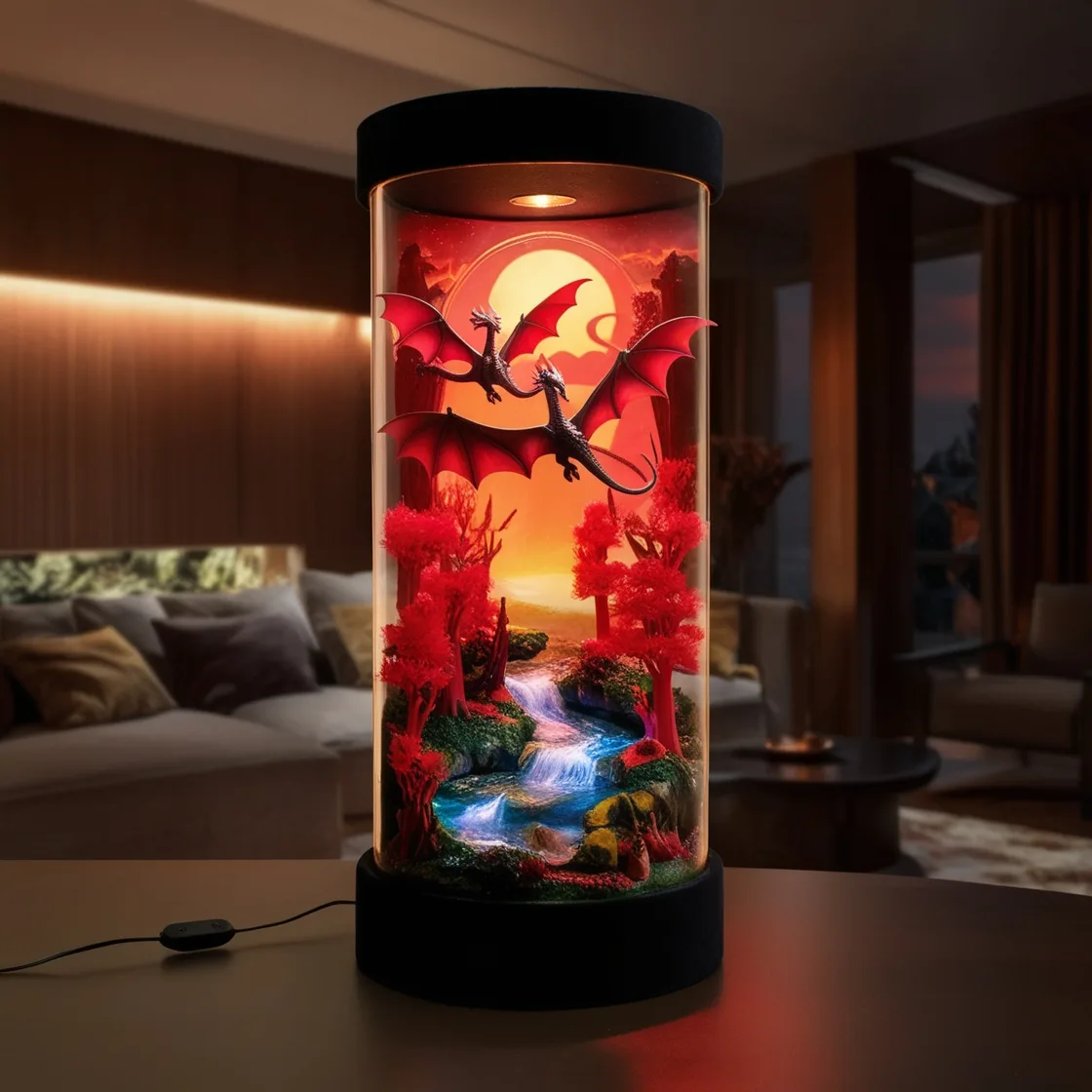 Illuminate Your Space with the Mystical Charm of a Dragon Lamp