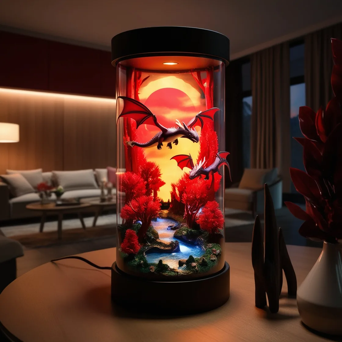 Illuminate Your Space with the Mystical Charm of a Dragon Lamp