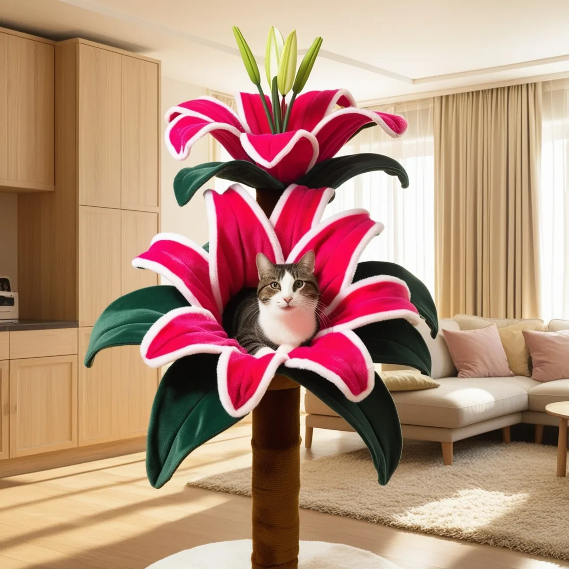 Bring Nature Home: The Beauty and Fun of Flower Shaped Cat Trees for Your Feline Friend