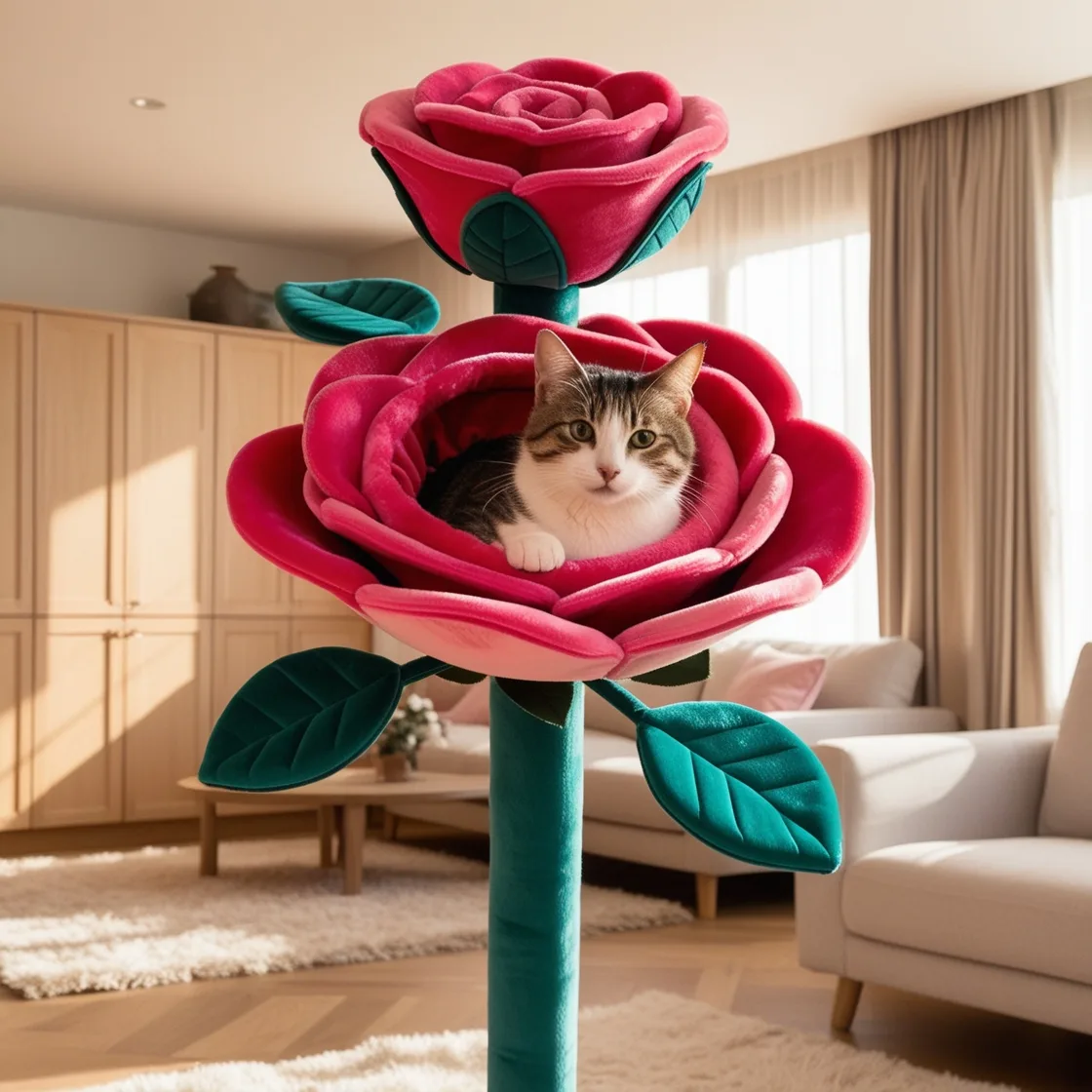 Bring Nature Home: The Beauty and Fun of Flower Shaped Cat Trees for Your Feline Friend