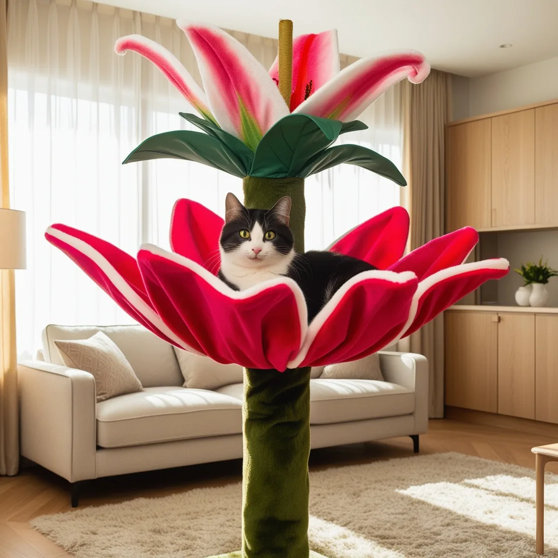 Bring Nature Home: The Beauty and Fun of Flower Shaped Cat Trees for Your Feline Friend