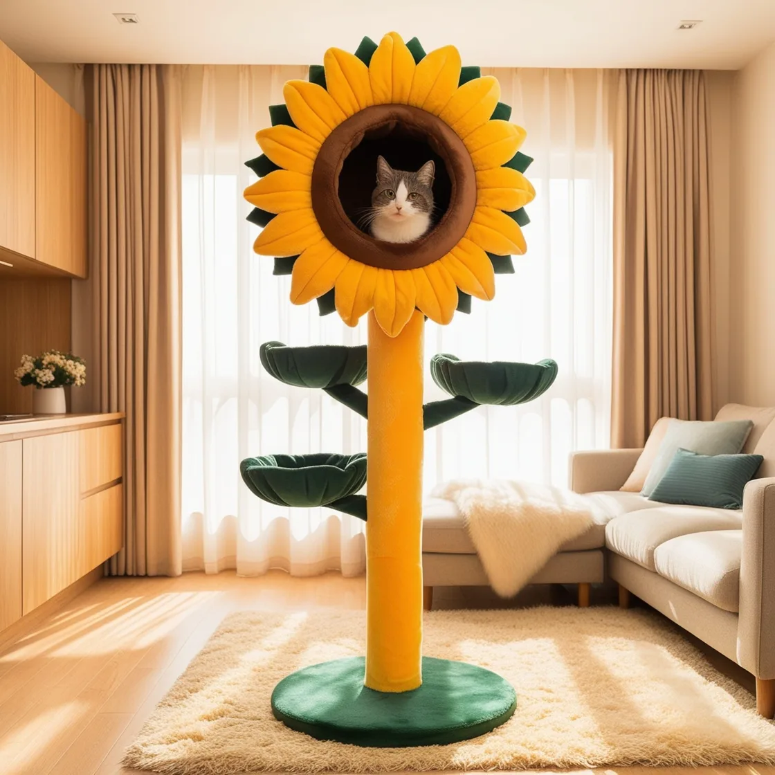 Bring Nature Home: The Beauty and Fun of Flower Shaped Cat Trees for Your Feline Friend