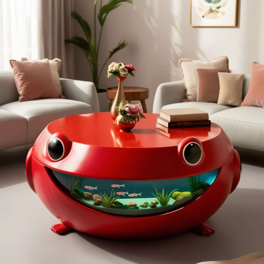 Frog Aquarium Coffee Tables: The Perfect Fusion of Aquatic Life and Modern Home Decor