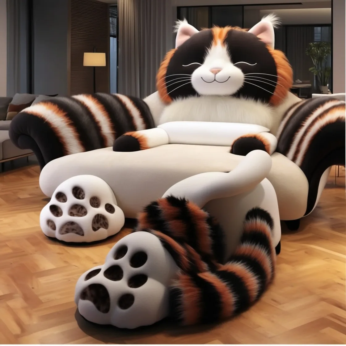 Transform Your Space with the Cozy Charm of a Giant Cat Lounger