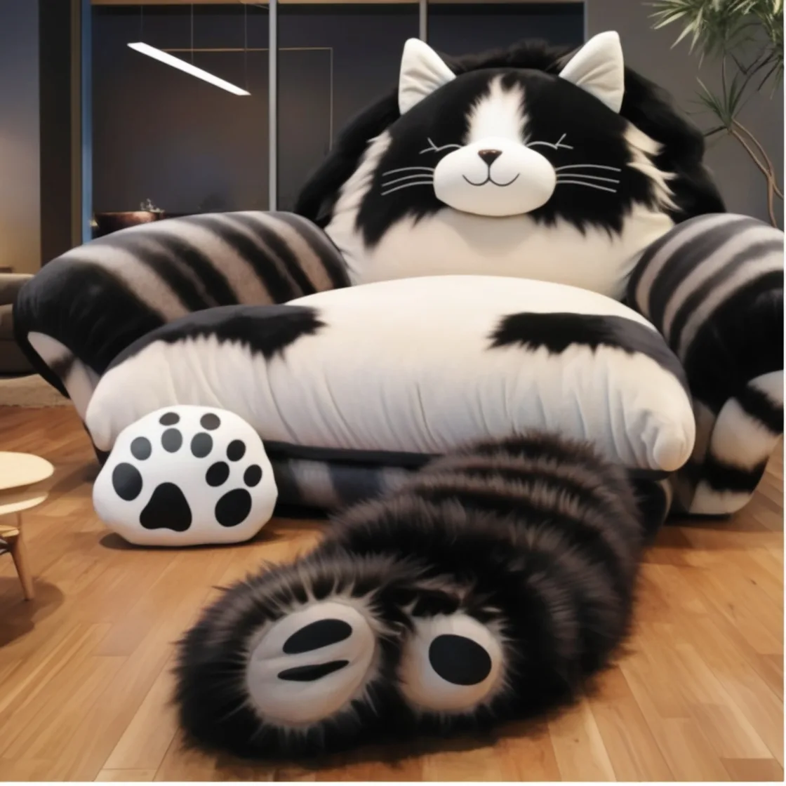 Transform Your Space with the Cozy Charm of a Giant Cat Lounger