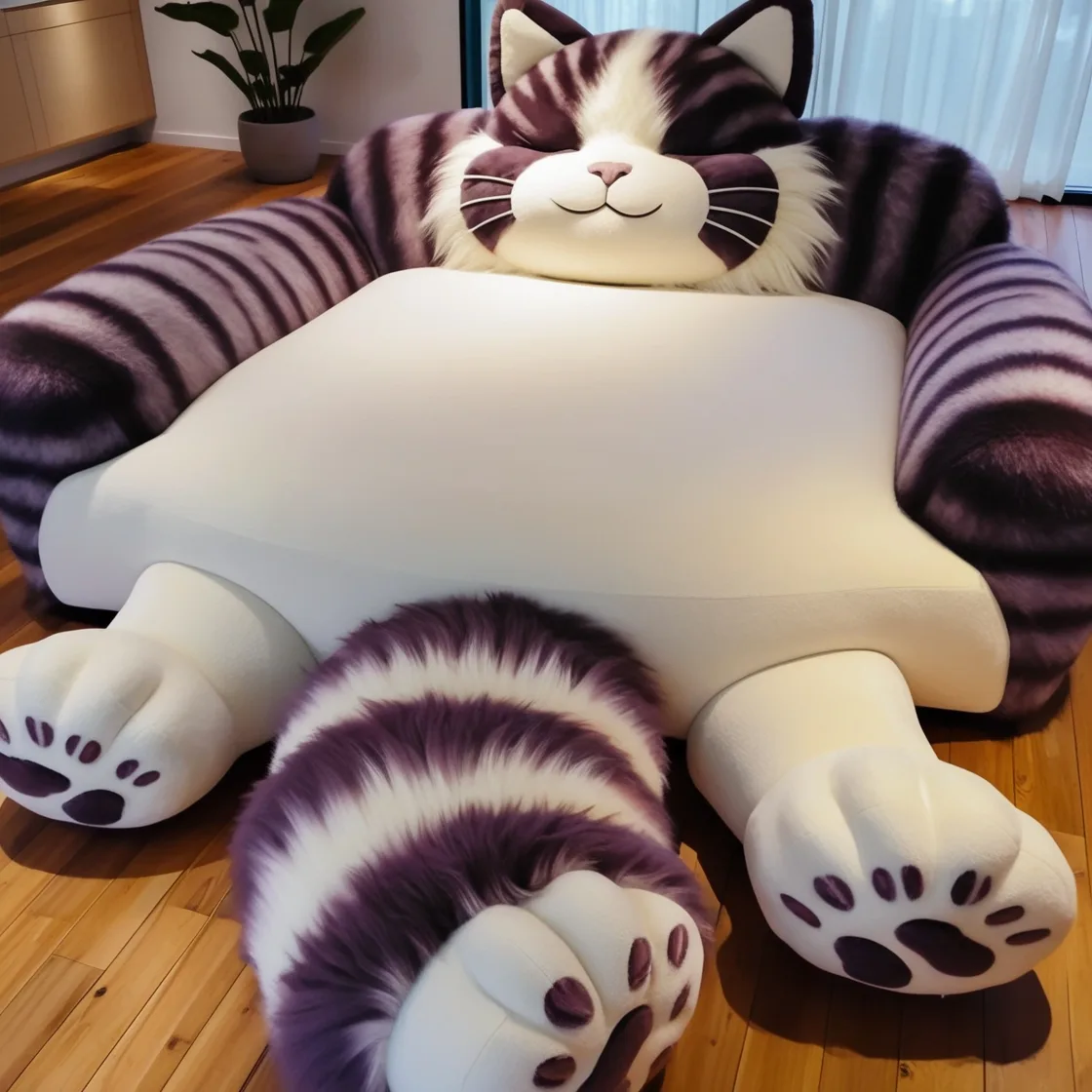 Transform Your Space with the Cozy Charm of a Giant Cat Lounger