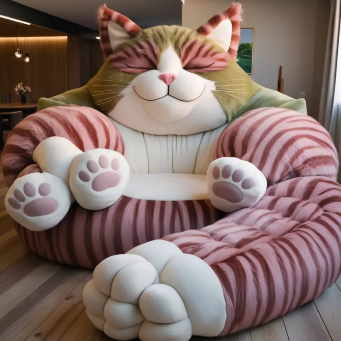 Transform Your Space with the Cozy Charm of a Giant Cat Lounger