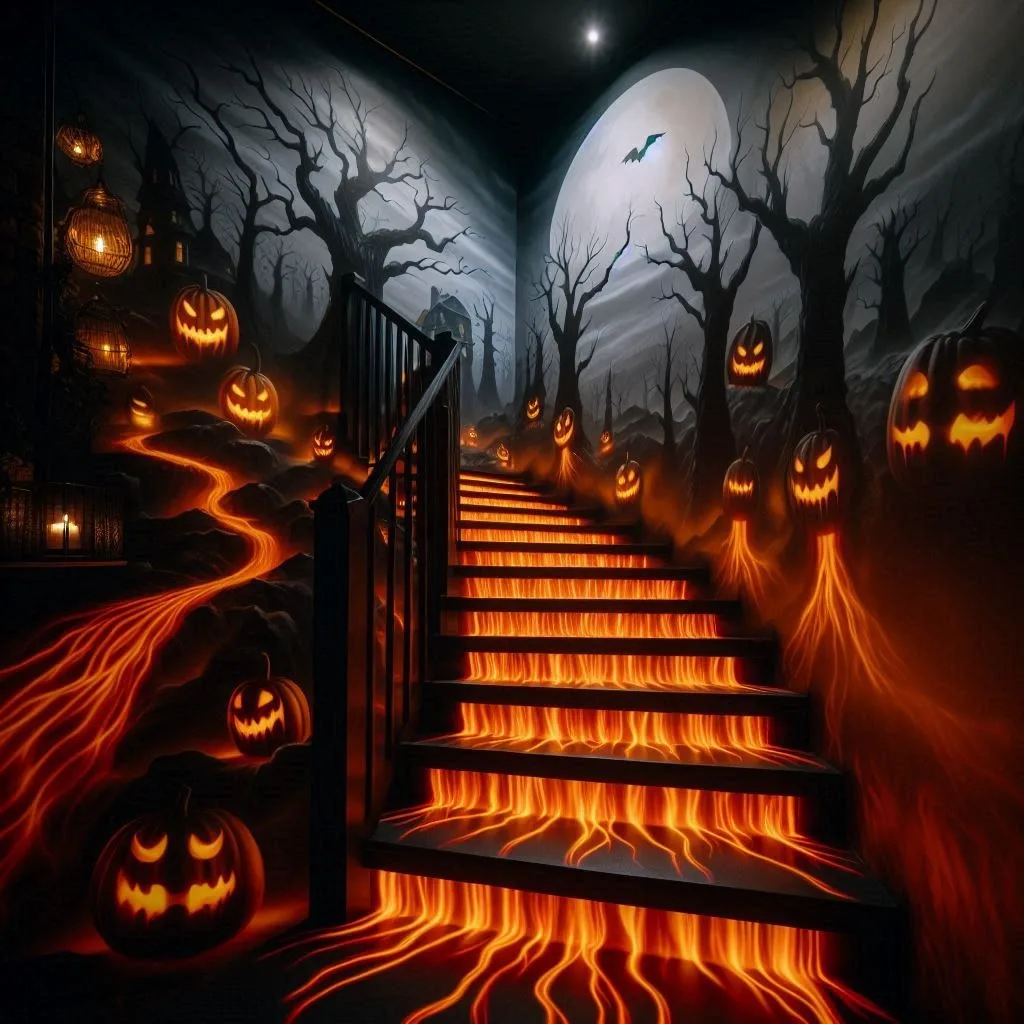 Transform Your Home with Spooky Elegance: Halloween Stairs to Elevate Your Décor