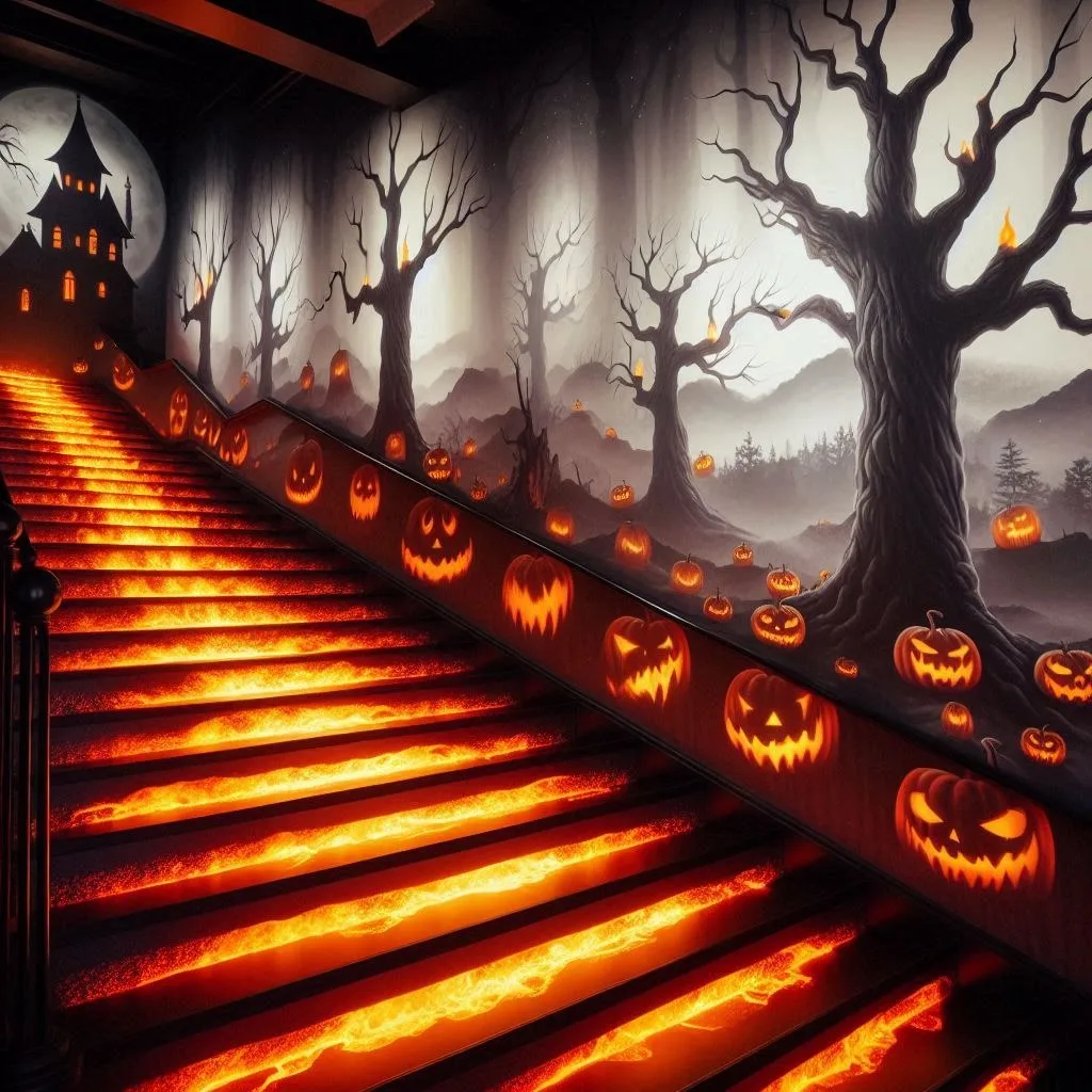 Transform Your Home with Spooky Elegance: Halloween Stairs to Elevate Your Décor