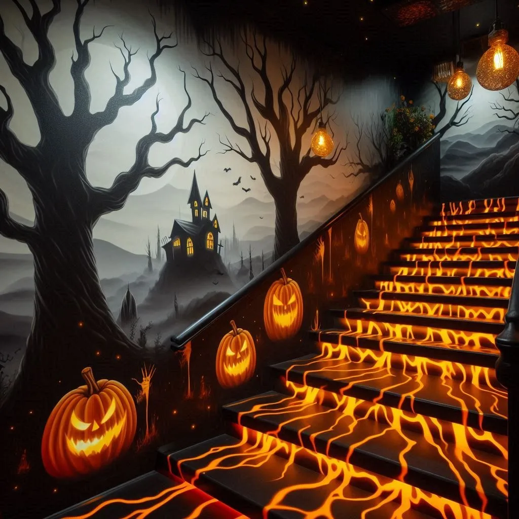 Transform Your Home with Spooky Elegance: Halloween Stairs to Elevate Your Décor