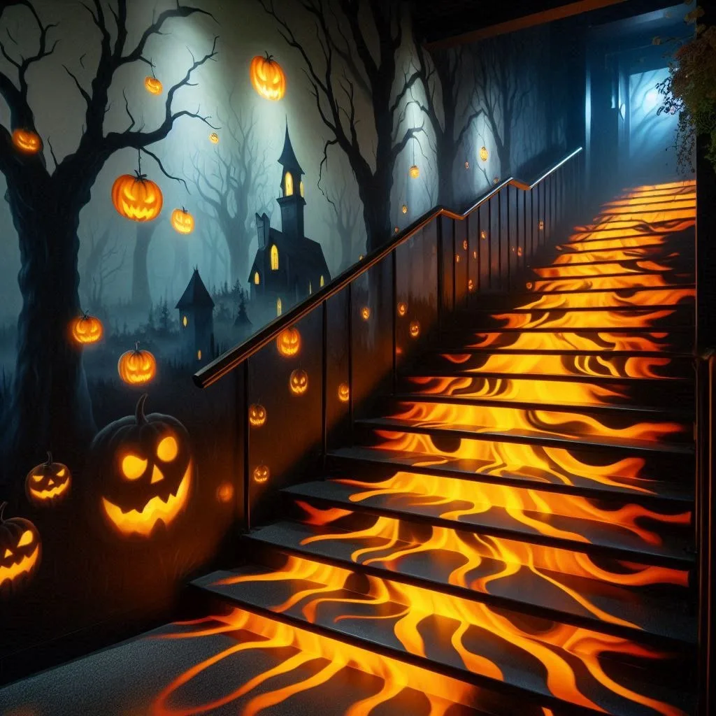 Transform Your Home with Spooky Elegance: Halloween Stairs to Elevate Your Décor