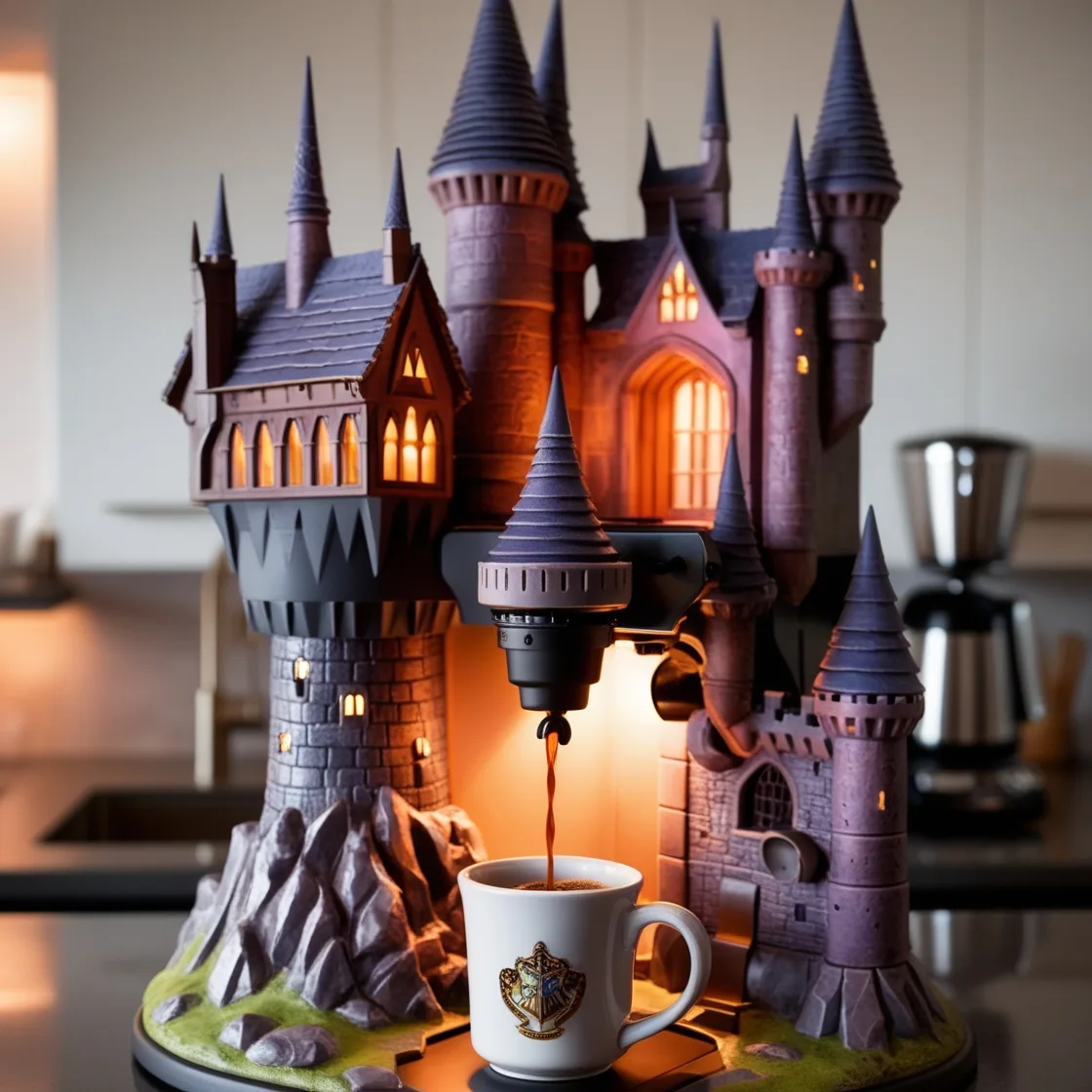 Bring the Wizarding World to Your Kitchen: Hogwarts Castle Coffee Makers for Magical Mornings