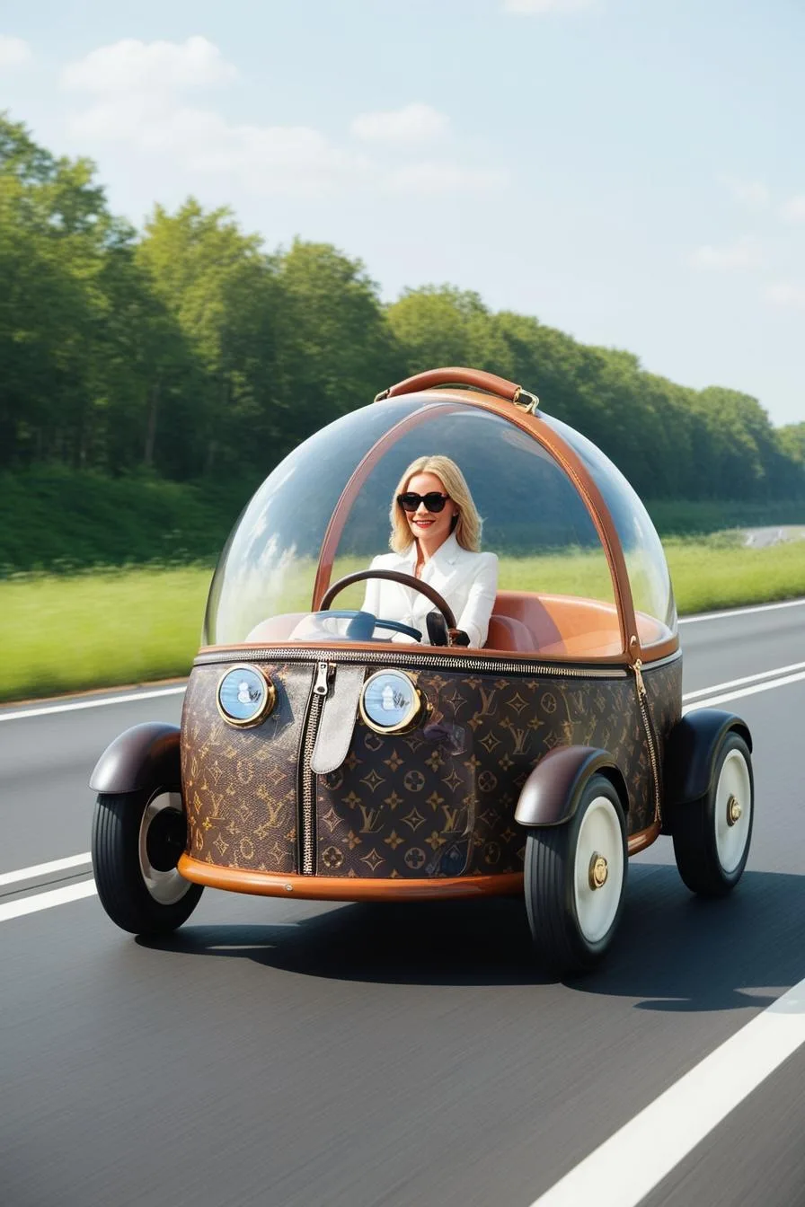 LV Handbag Shaped Car: A Fusion of Fashion and Automotive Innovation