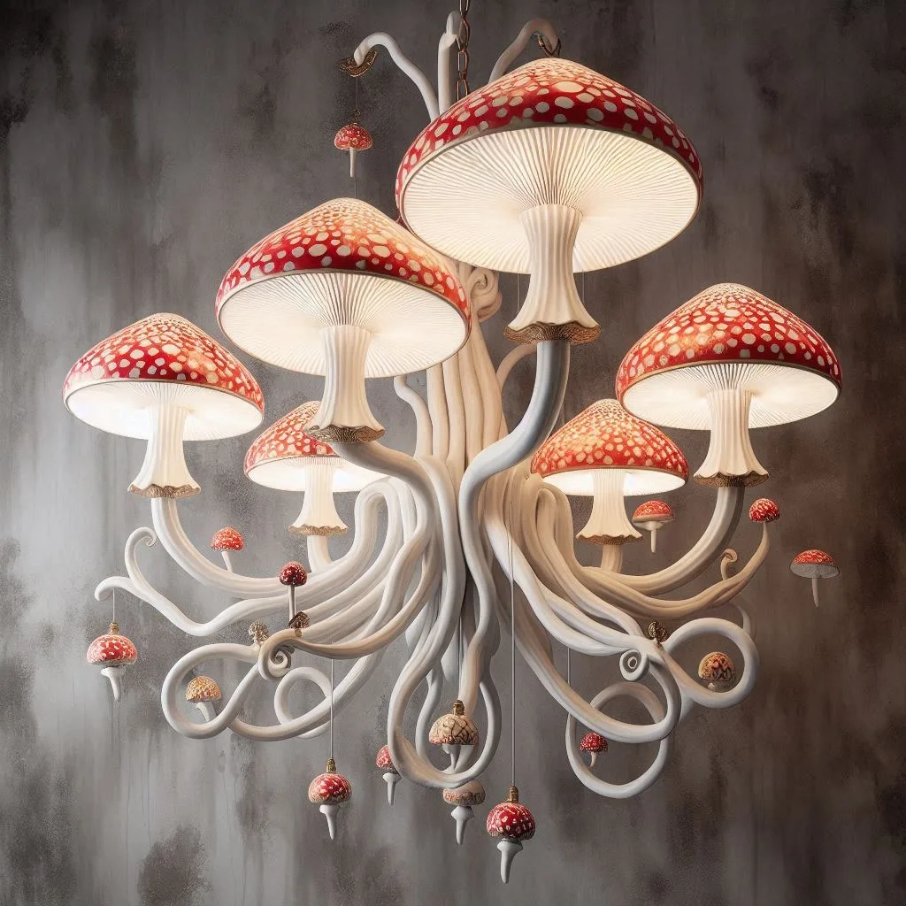 Bring Nature Indoors: Transform Your Home with a Magical Mushroom Chandelier