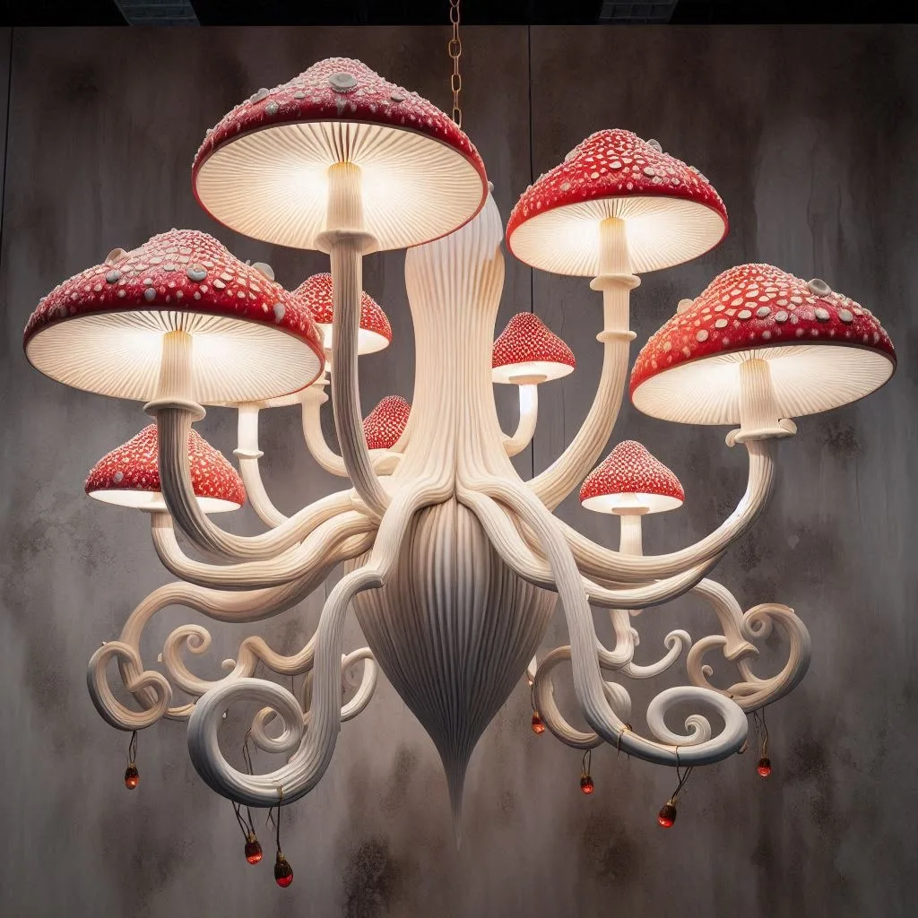 Bring Nature Indoors: Transform Your Home with a Magical Mushroom Chandelier