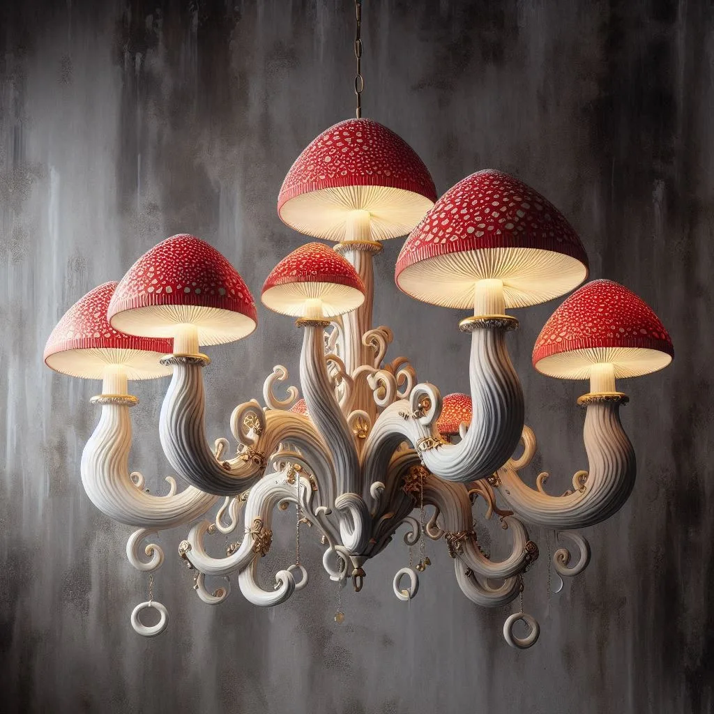 Bring Nature Indoors: Transform Your Home with a Magical Mushroom Chandelier