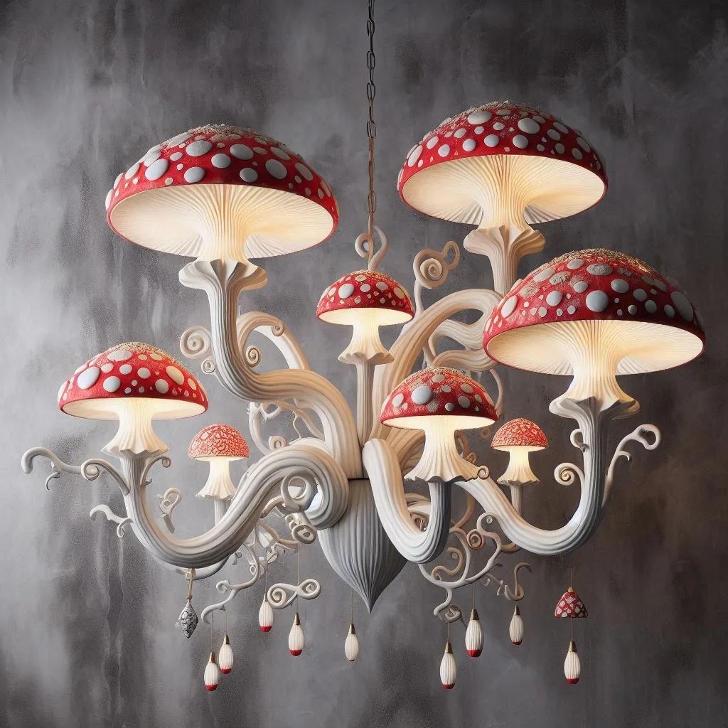 Bring Nature Indoors: Transform Your Home with a Magical Mushroom Chandelier