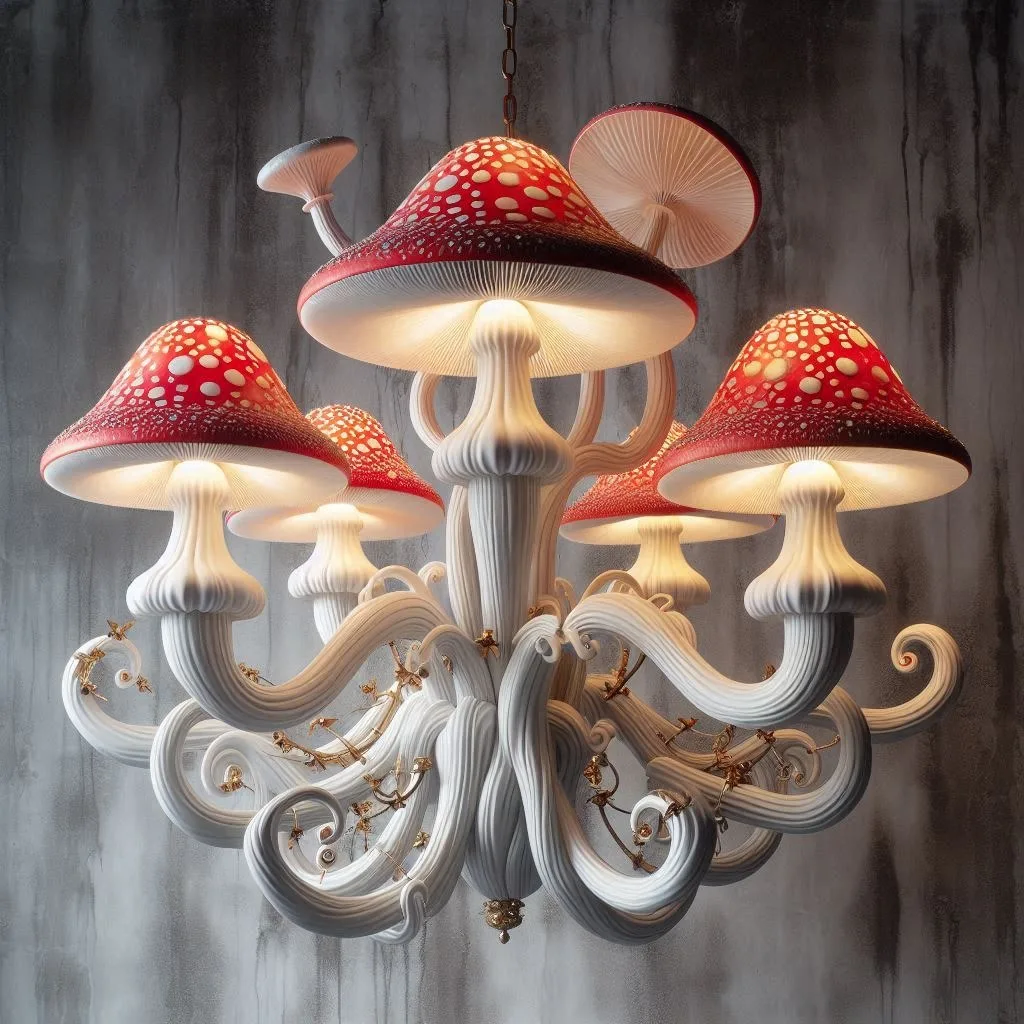 Bring Nature Indoors: Transform Your Home with a Magical Mushroom Chandelier