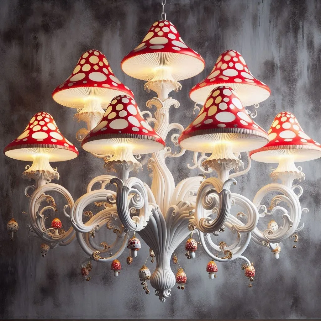 Bring Nature Indoors: Transform Your Home with a Magical Mushroom Chandelier