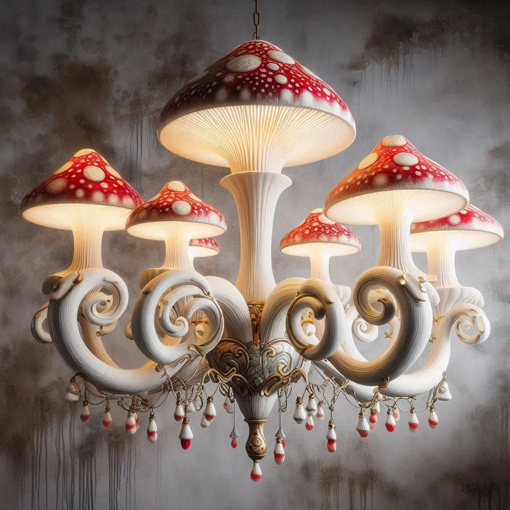 Bring Nature Indoors: Transform Your Home with a Magical Mushroom Chandelier