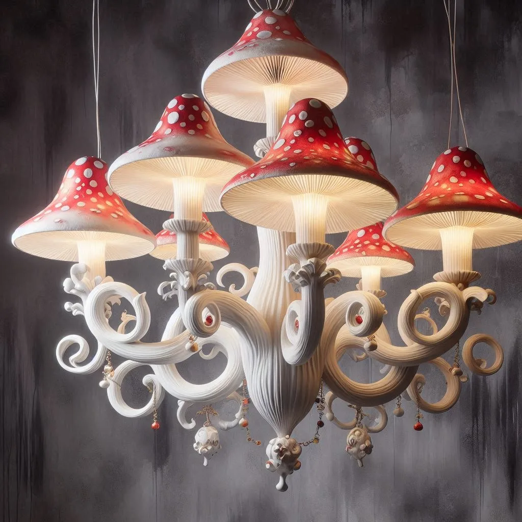 Bring Nature Indoors: Transform Your Home with a Magical Mushroom Chandelier