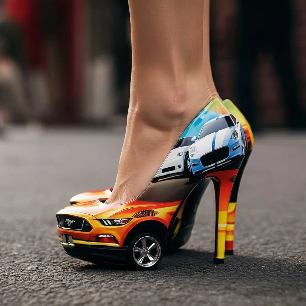 The Design, Audience, and Appeal of Mustang-Inspired High Heels