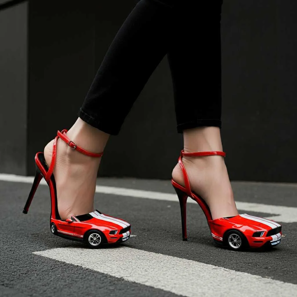 The Design, Audience, and Appeal of Mustang-Inspired High Heels