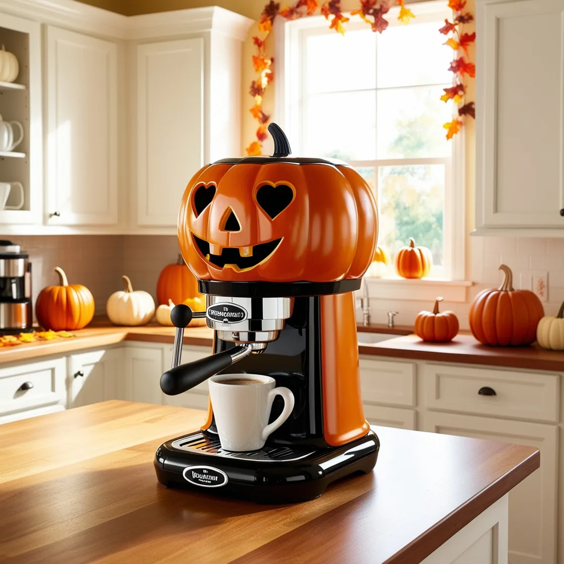 Sip in Seasonal Style: The Pumpkin Coffee Maker That Brings Autumn Vibes to Your Cup