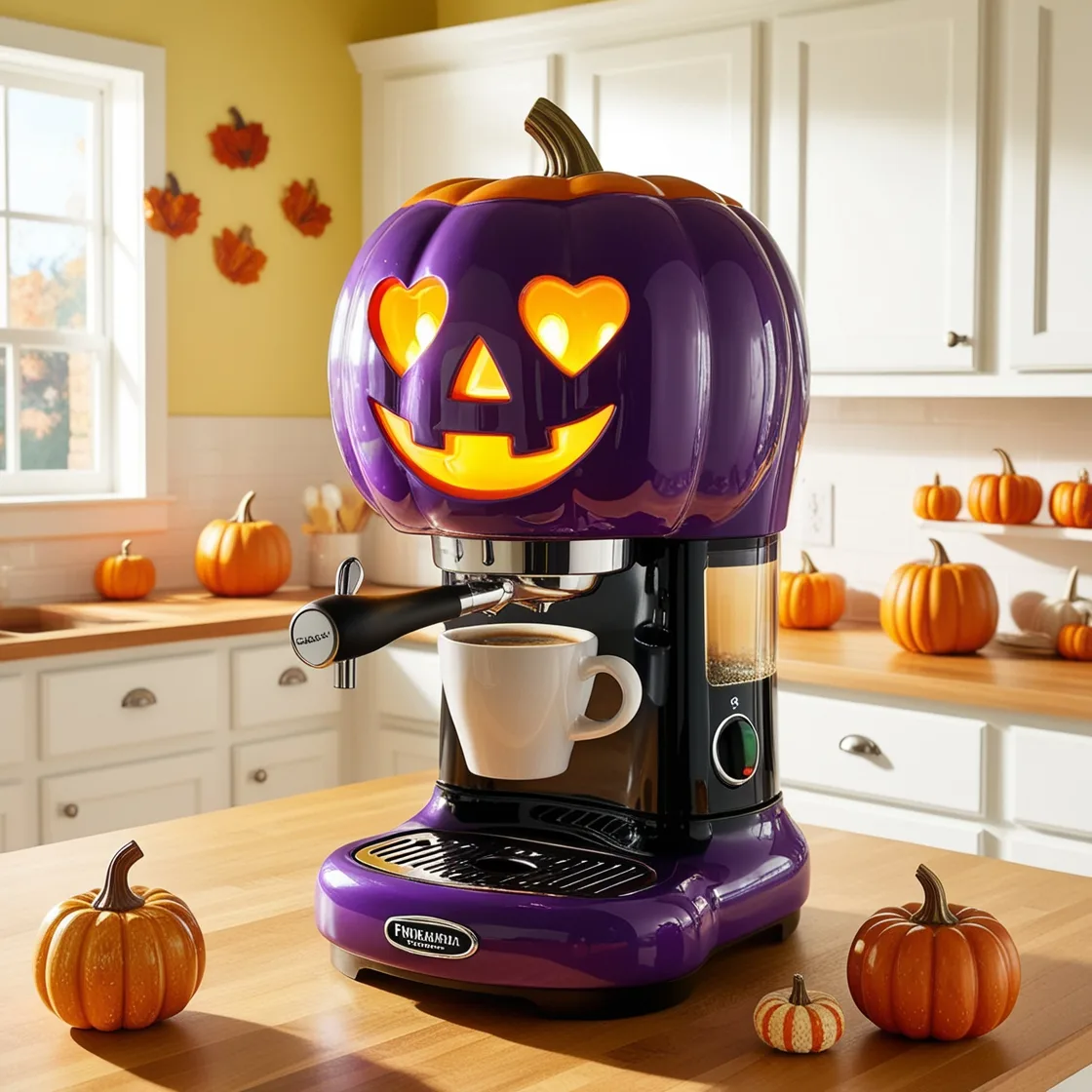 Sip in Seasonal Style: The Pumpkin Coffee Maker That Brings Autumn Vibes to Your Cup