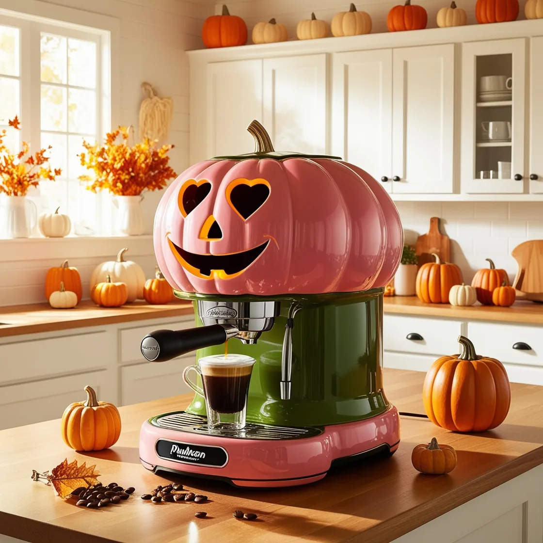 Sip in Seasonal Style: The Pumpkin Coffee Maker That Brings Autumn Vibes to Your Cup