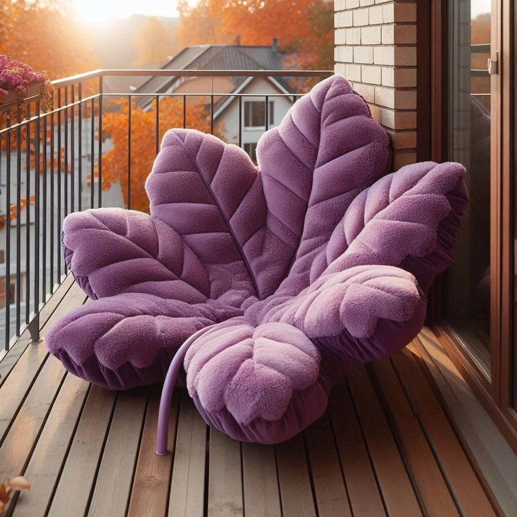 Relax in Style: The Purple Autumn Leaf Lounger for Ultimate Comfort