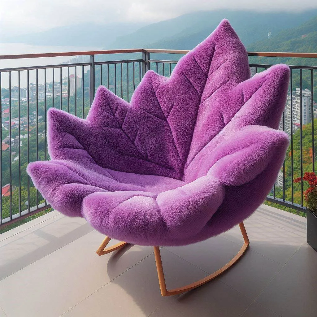 Relax in Style: The Purple Autumn Leaf Lounger for Ultimate Comfort