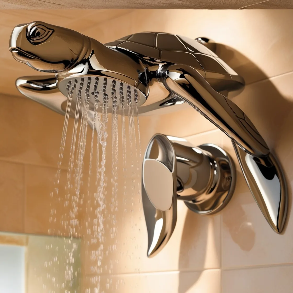 Experience Ocean Bliss: Elevate Your Shower with Sea Creature-Inspired Showerheads