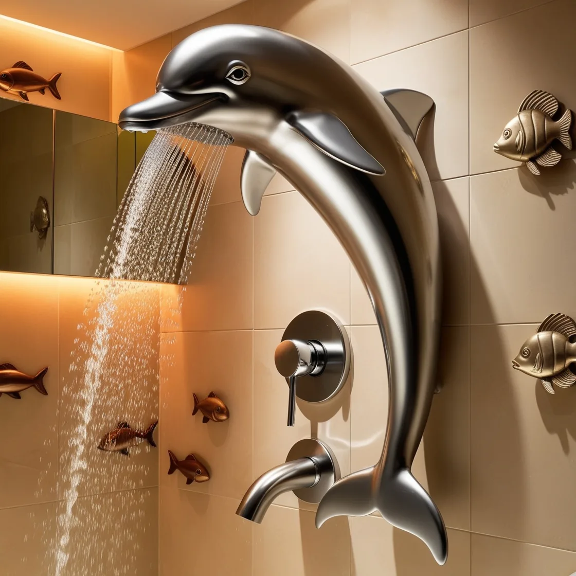 Experience Ocean Bliss: Elevate Your Shower with Sea Creature-Inspired Showerheads