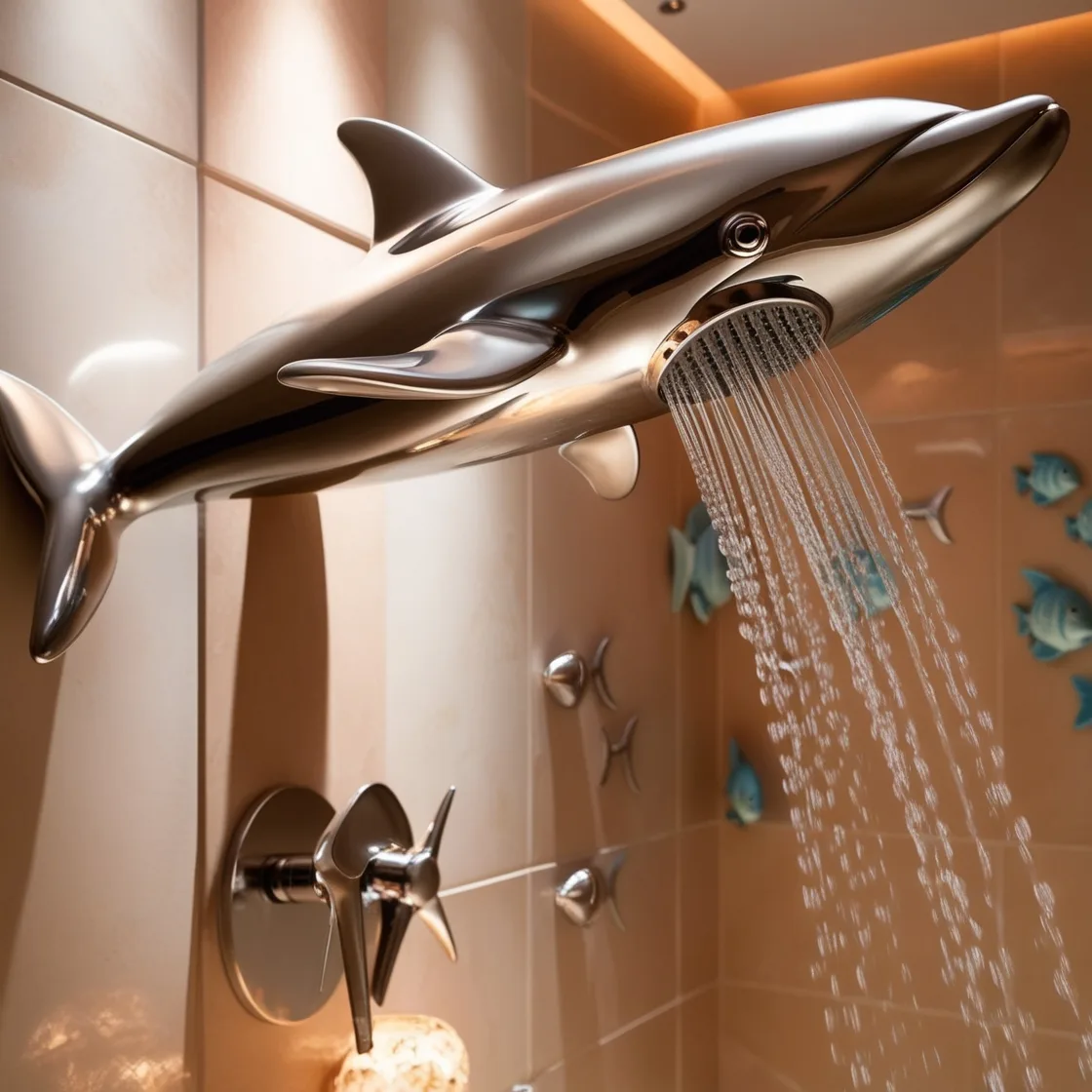 Experience Ocean Bliss: Elevate Your Shower with Sea Creature-Inspired Showerheads