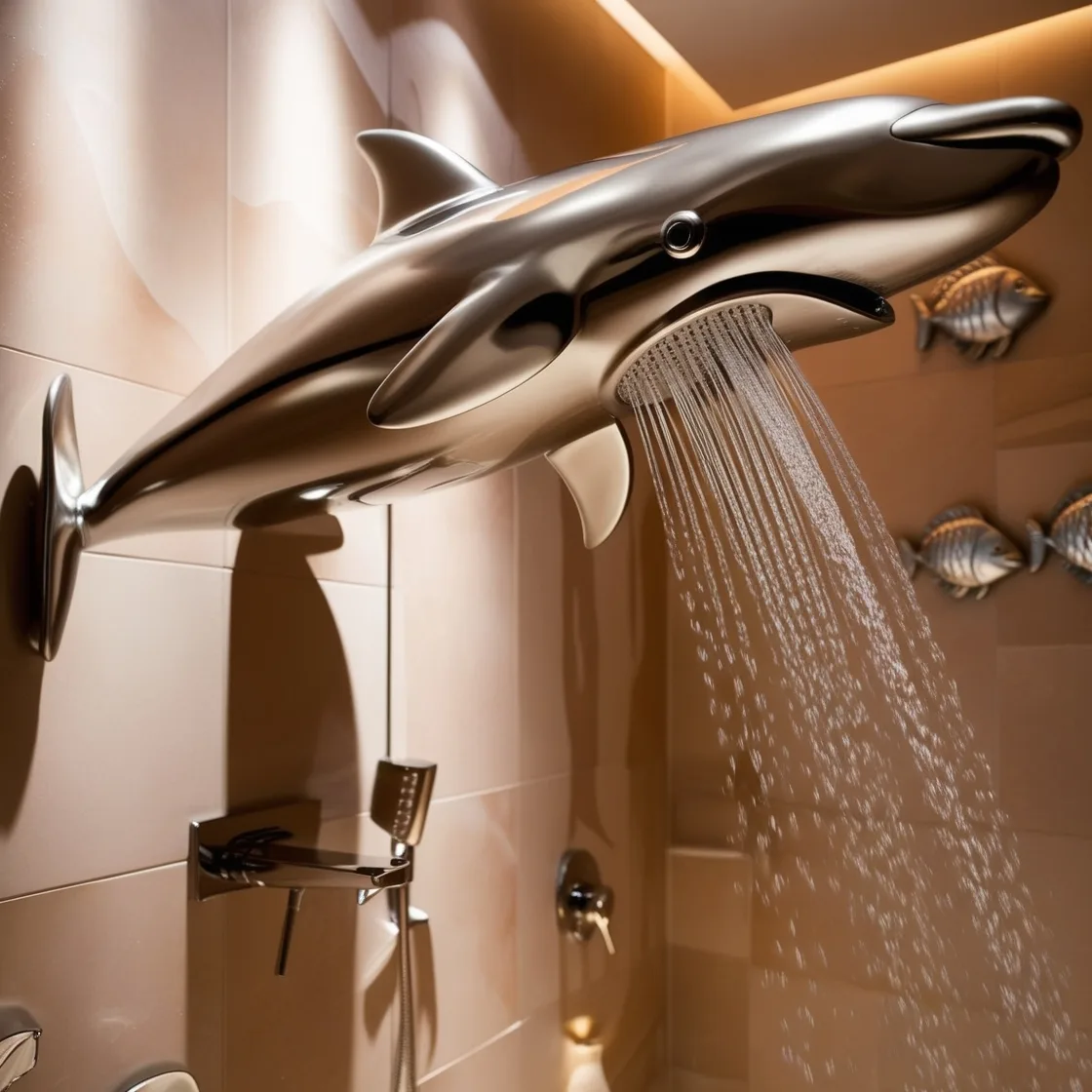 Experience Ocean Bliss: Elevate Your Shower with Sea Creature-Inspired Showerheads