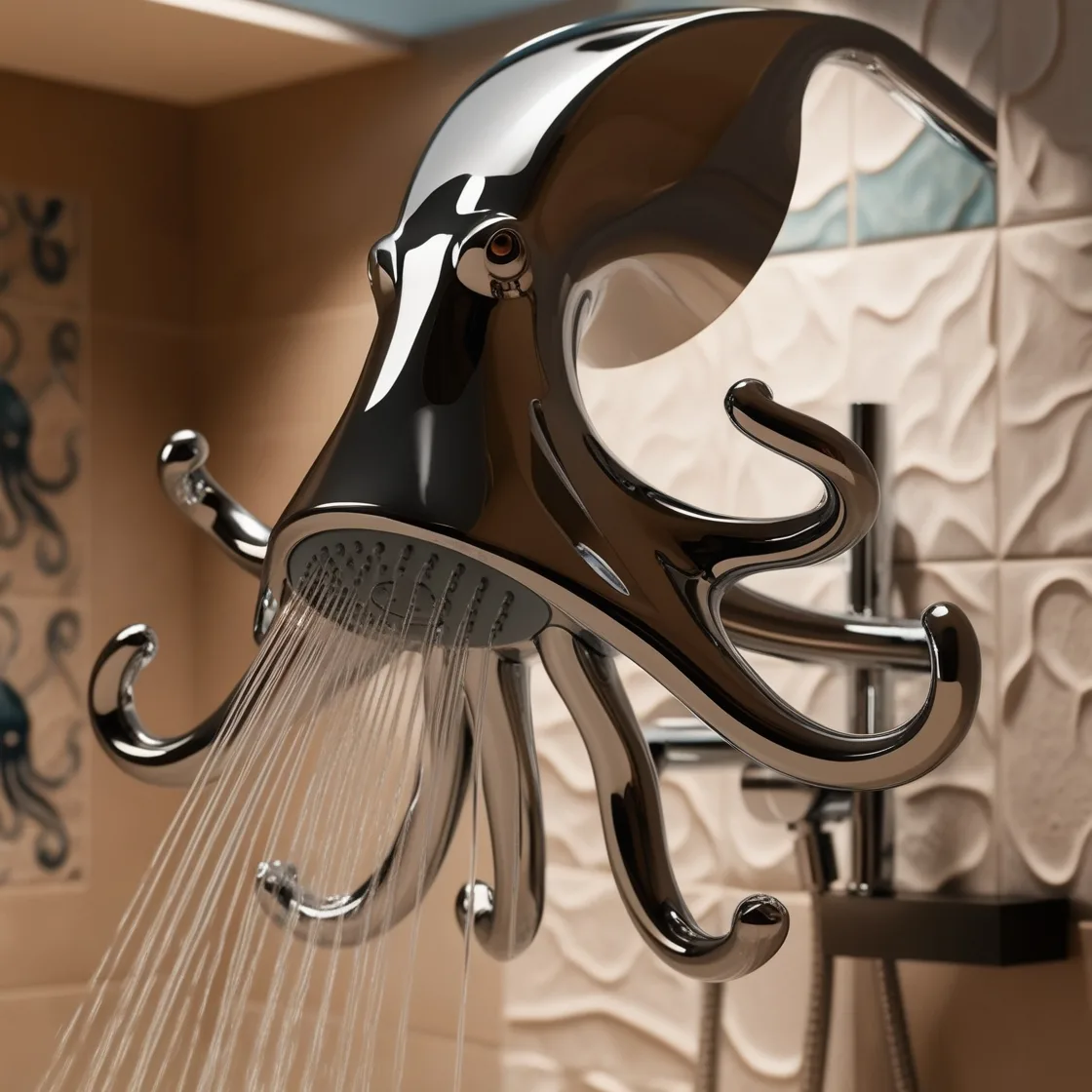 Experience Ocean Bliss: Elevate Your Shower with Sea Creature-Inspired Showerheads