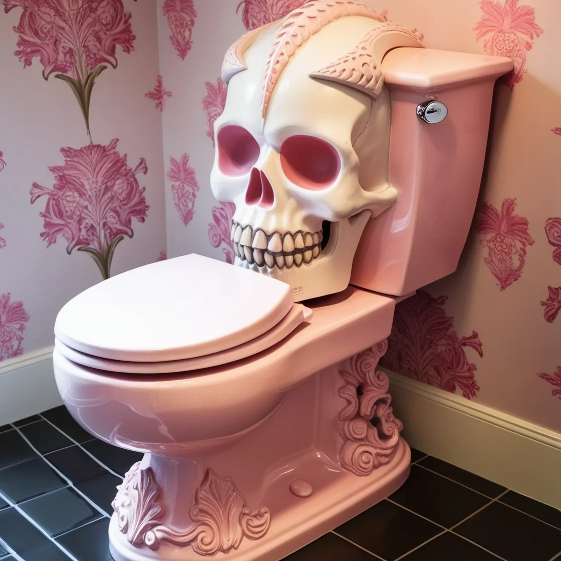 Skull Toilets: Where Gothic Art Meets Bathroom Functionality