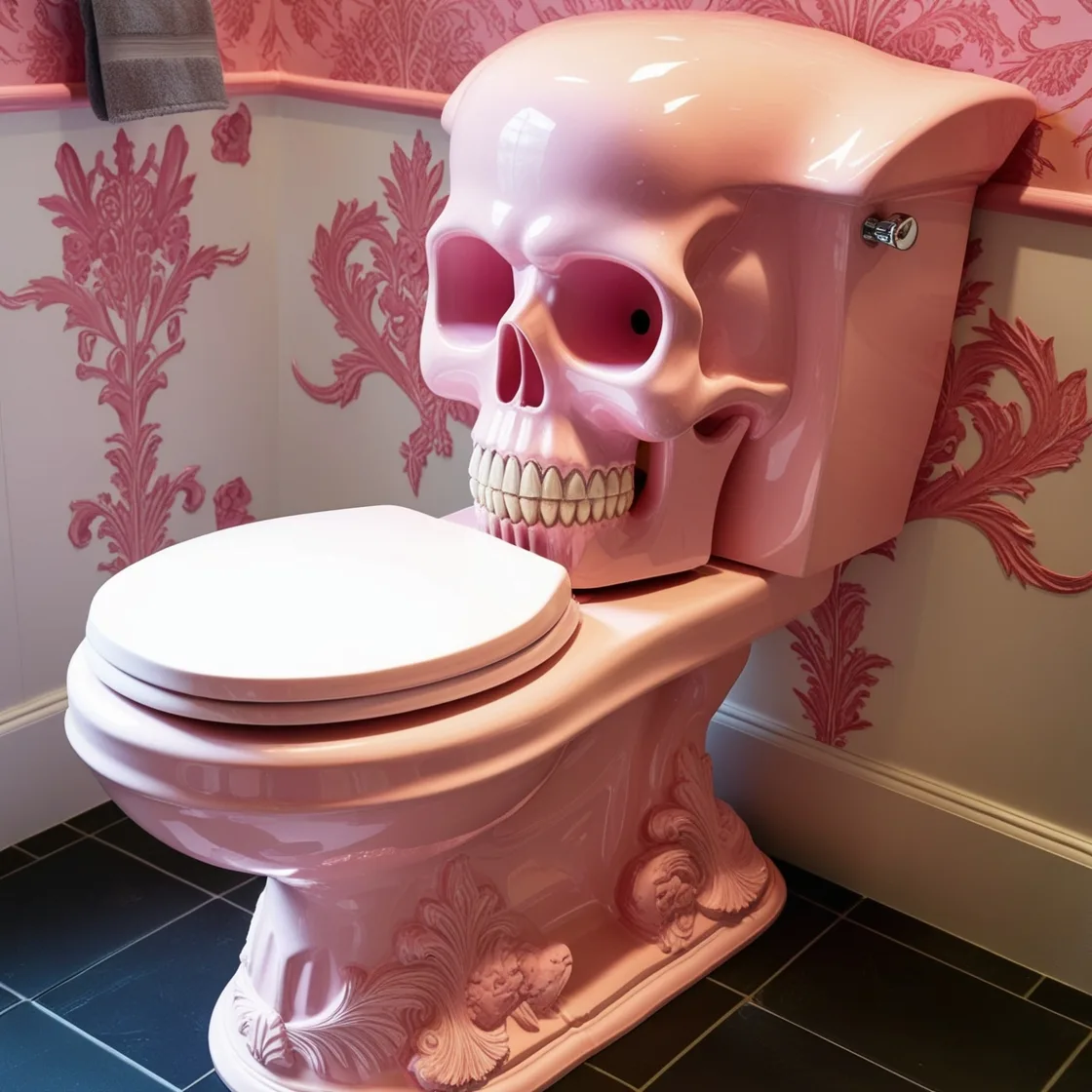 Skull Toilets: Where Gothic Art Meets Bathroom Functionality