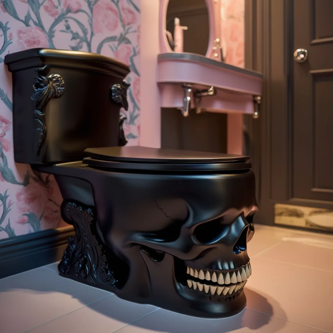 Skull Toilets: Where Gothic Art Meets Bathroom Functionality