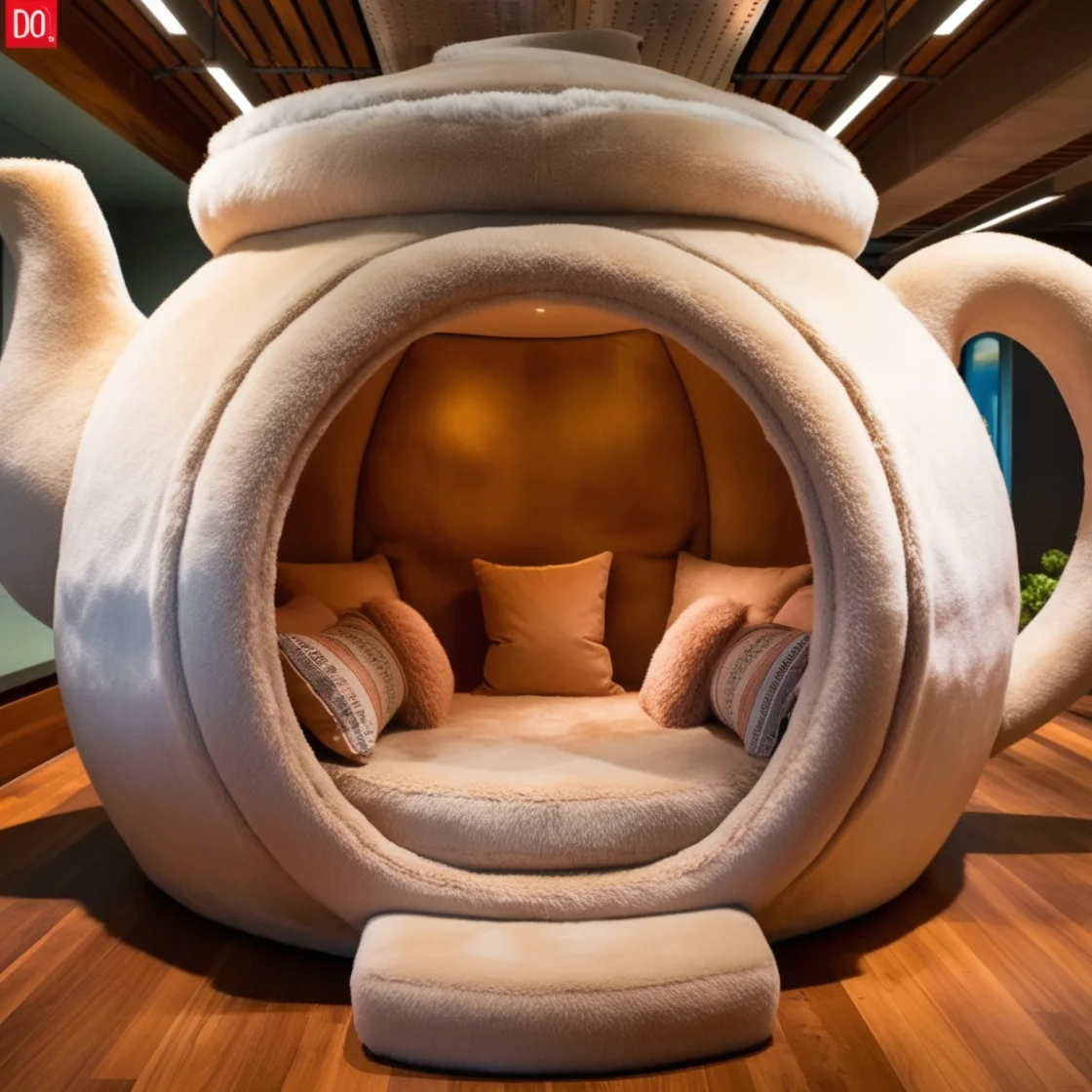 Teapot Lounging Pods: Where Classic Charm Meets Modern Comfort for the Perfect Retreat