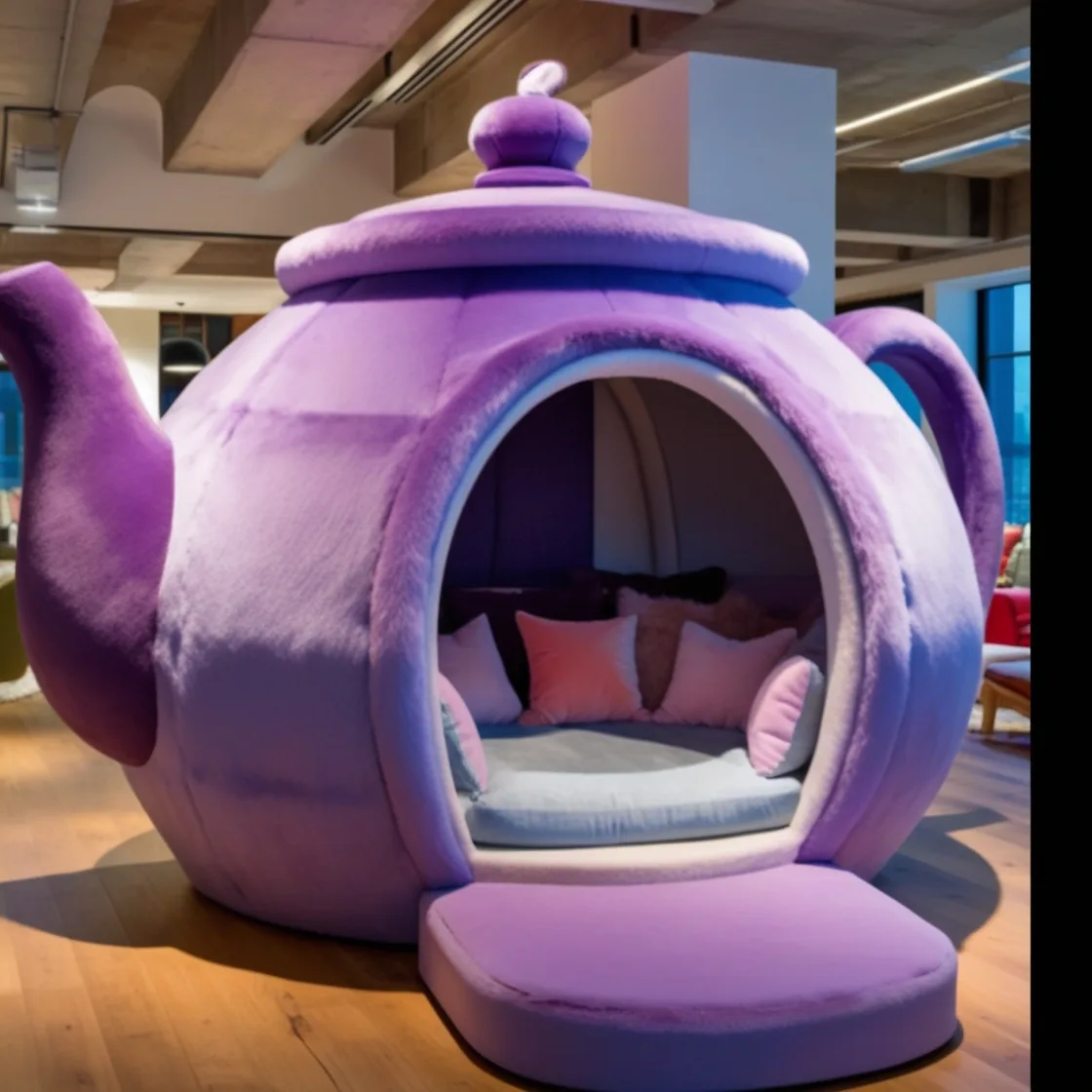 Teapot Lounging Pods: Where Classic Charm Meets Modern Comfort for the Perfect Retreat